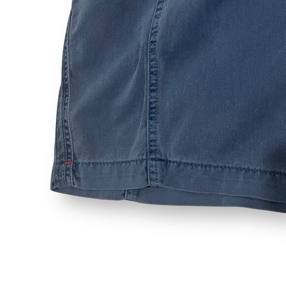 NWT Xirena Wyatt Shorts Sz M High Rise Elastic Waist Drawstring Washed Blue $209 - Picture 8 of 11